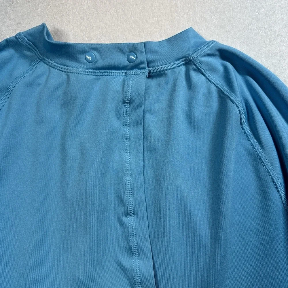 The North Face FlashDry‎ Breeze Long Sleeve Shirt Unisex L Blue Performance Logo